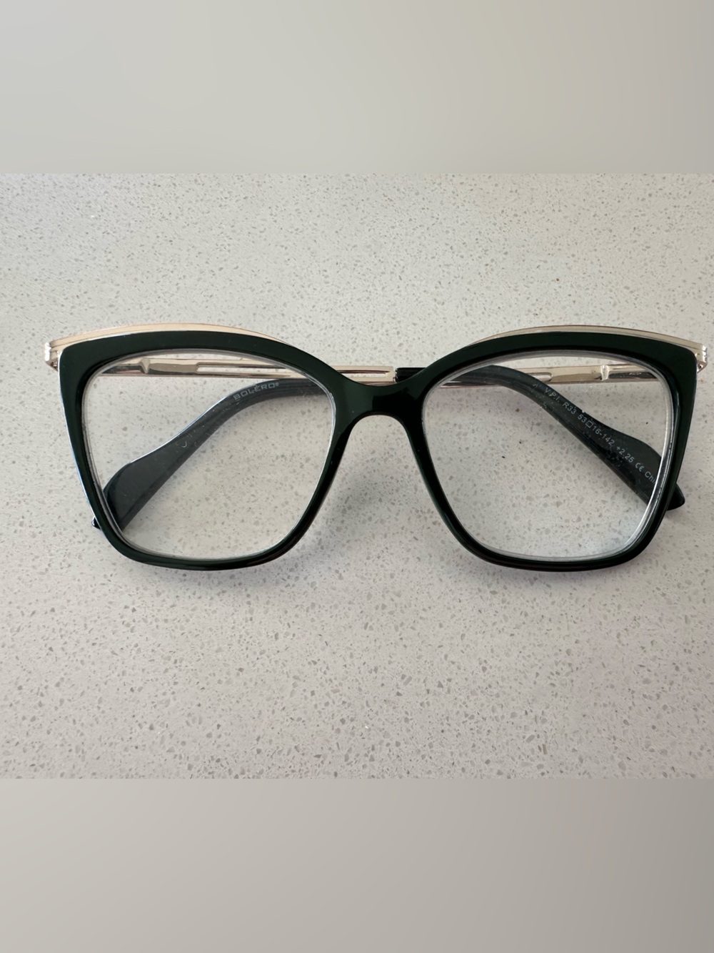 Bolero Stylish Dark Green Cat-Eye Eyeglass Frames